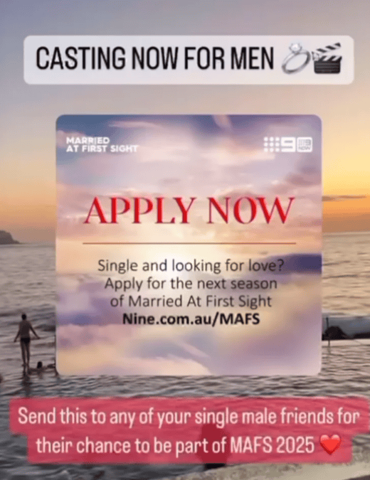 married at first sight 2025 casting